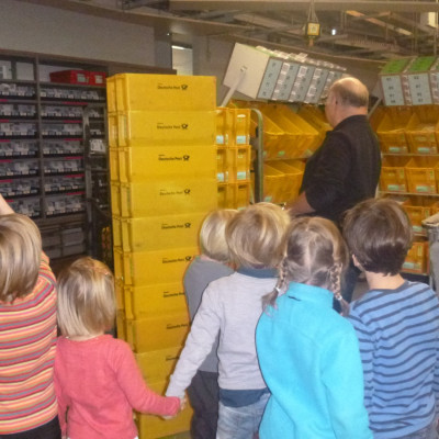 Besuch bei der Post